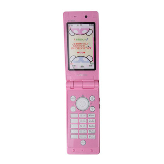 Docomo F-05A Instruction Manual