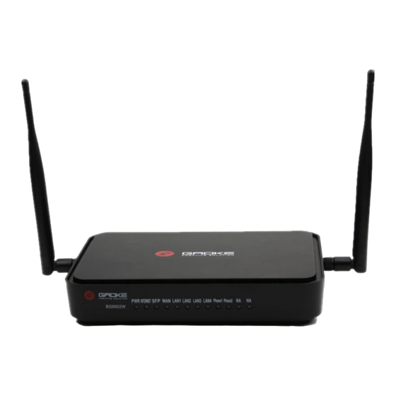 Gaoke BG9000 User Manual