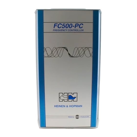 VDH Heinen & Hopman FC500-PC Manuals