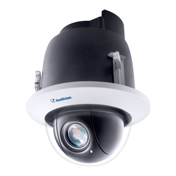 GeoVision GV-IP Speed Dome Quick Start Manual