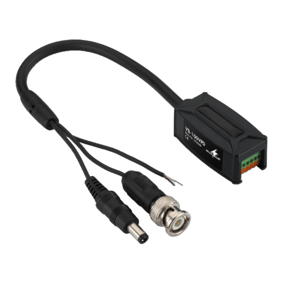 Monacor VB-100VPD Instructions