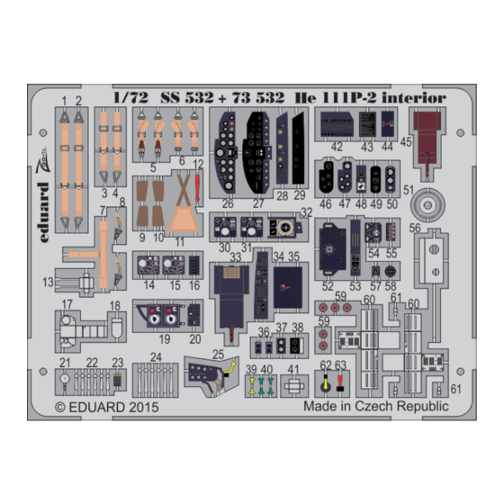Eduard He 111P-2 interior S.A. Quick Start Manual