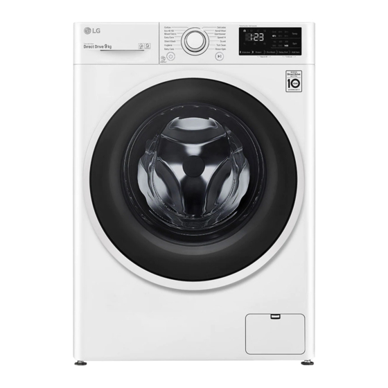 LG FAV309WNE Washing Machine Manuals