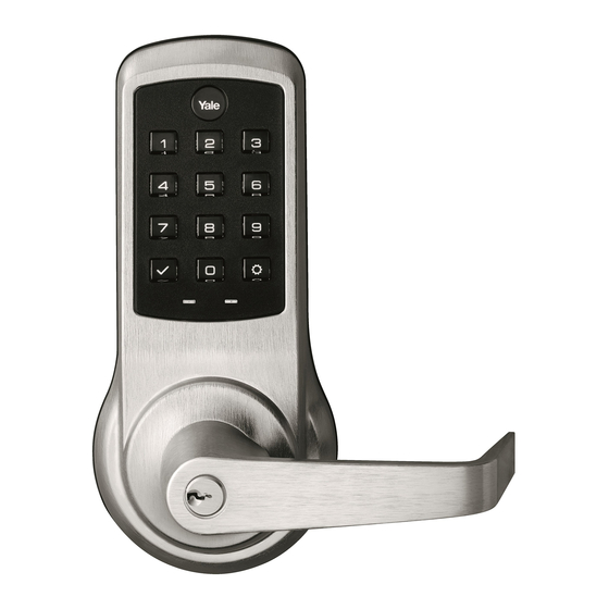 Assa Abloy Yale nexTouch NTB610 Installation And Programming Instructions