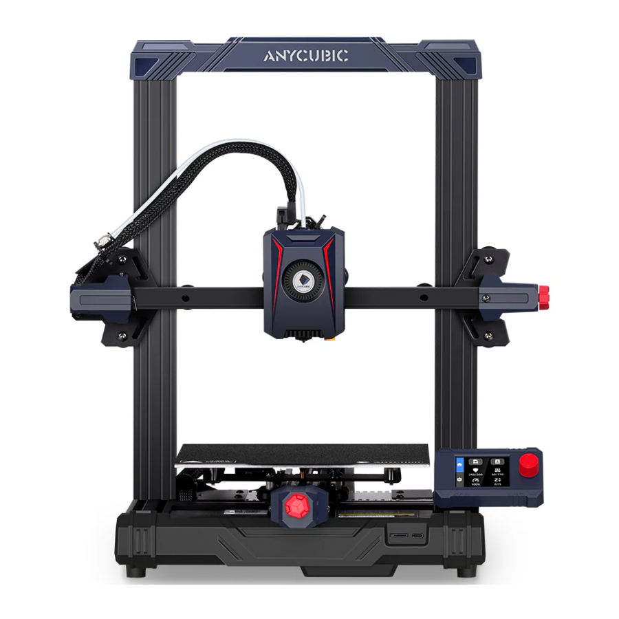 ANYCUBIC Kobra Neo - Pre-Installed 3D Printer Manual