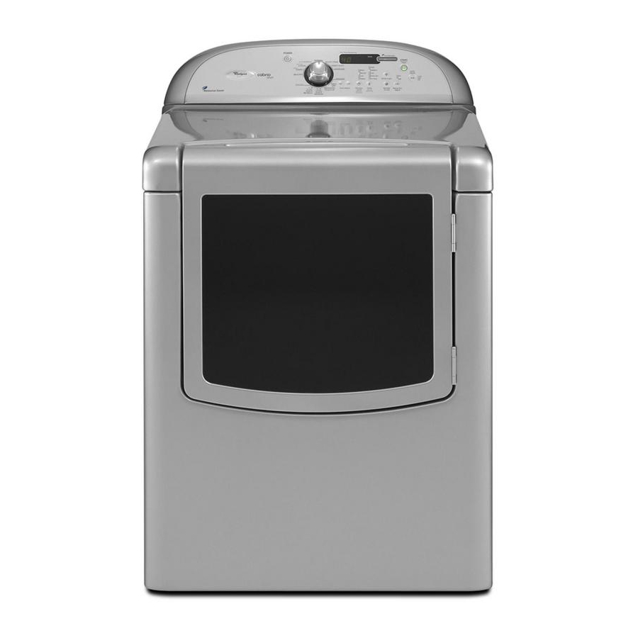 Whirlpool WED7600XW0 Installation Instructions Manual