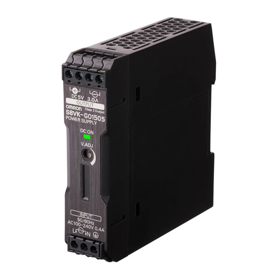 Omron S8VS-24024AP Manual