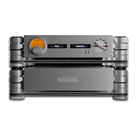 Nagra HD DAC X Manuals