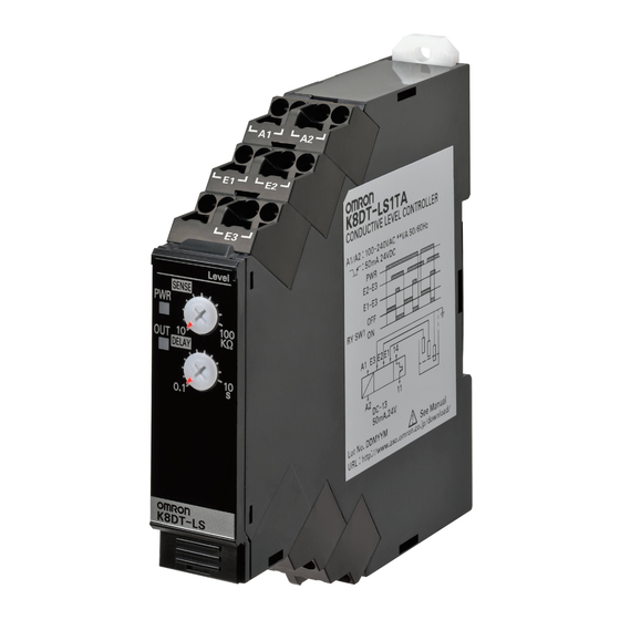 Omron K8DT-LS1CA Manual