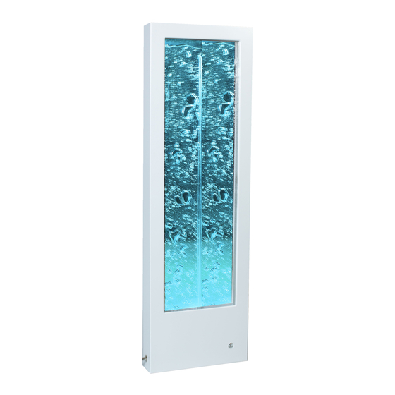 Experia Calming LED Bubble Wall Instruction Manual