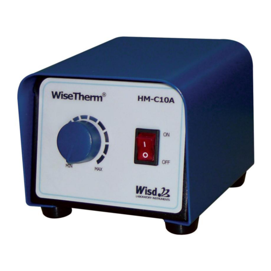 Witeg Wisd WiseTherm WHM-C10A Operating Manual