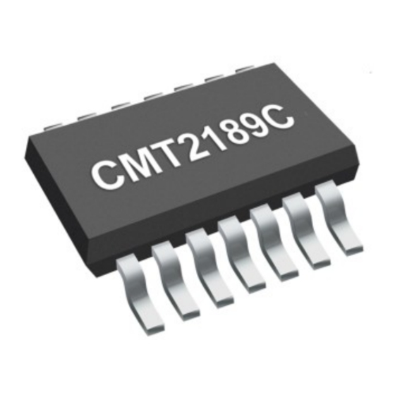 CMOSTEK CMT2189C Manuals