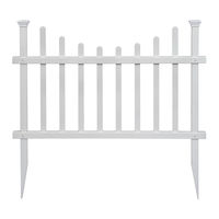 Zippity WASHINGTON VINYL PICKET FENCE Assembly Instructions Manual