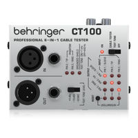Behringer CT100 User Manual