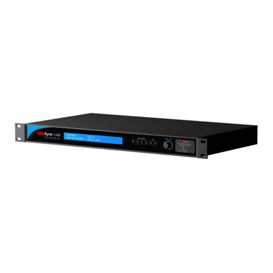 EKOS EKOSync 1588A Manuals