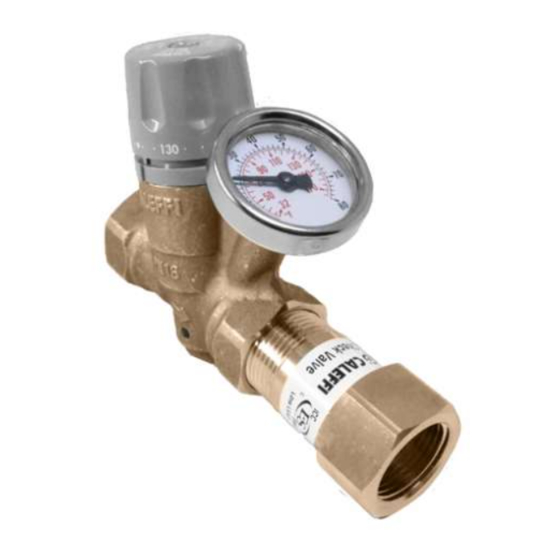 CALEFFI ThermoSetter 1164 Series Installation, Commissioning And Servicing Instructions