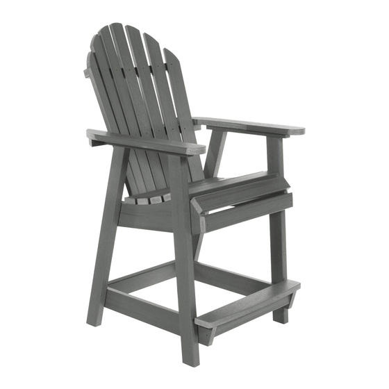 highwood Sequoia Professional Muskoka CM-CHRSQC2 Assembly Manual