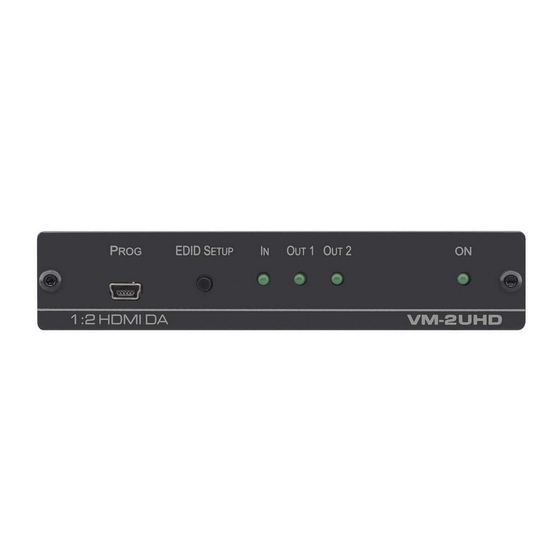 Kramer VM-2UHD Quick Start Manual