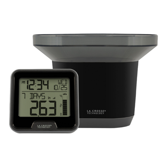 La Crosse Technology Wireless Rain Station Setup Manual