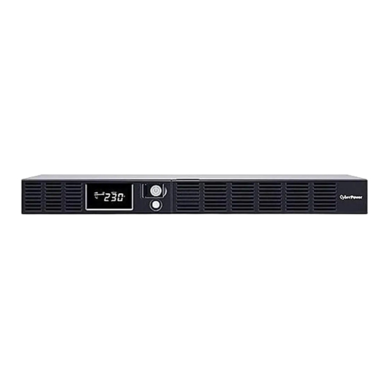 CyberPower OR600ERM1U User Manual