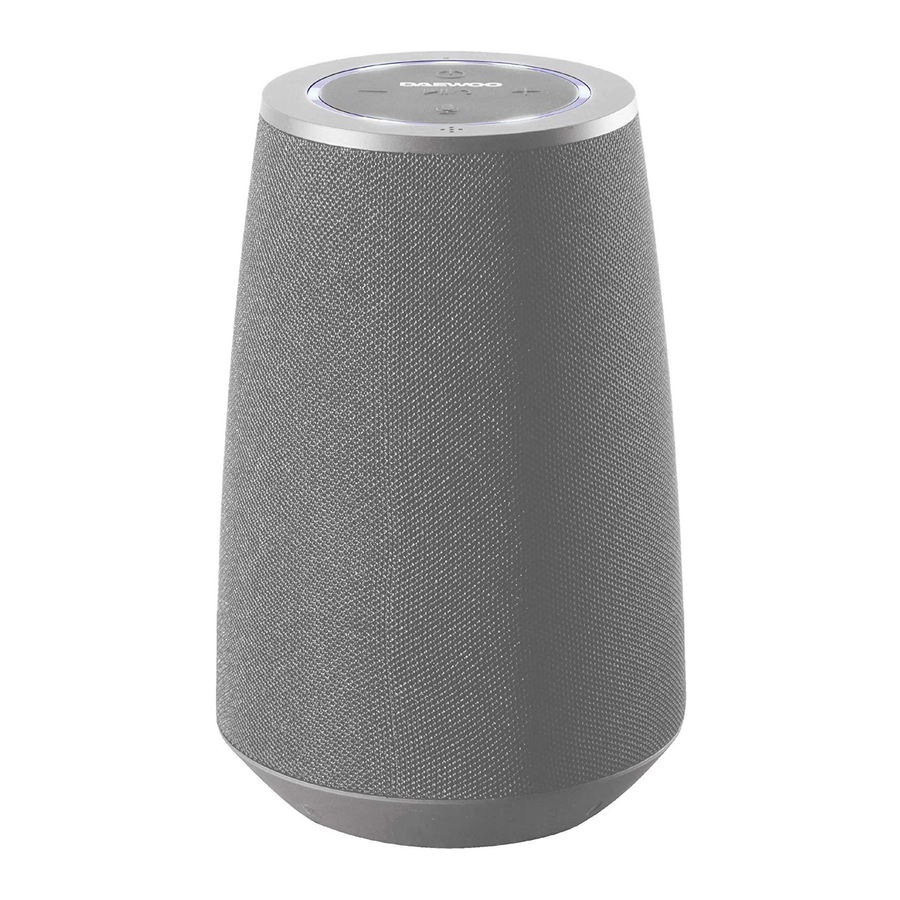 Daewoo AVS1425 - Bluetooth Speaker with Voice Assist Manual