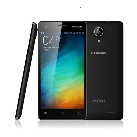 Hyundai Phablet HP503Q Quick Start Manual
