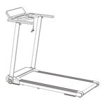 Tapis De Course Pliable CitySports WP9 - Motorisé, Inclinaison Manuelle, Compact Pour La Maison