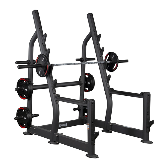 Taurus Elite Squat Rack TF-PTT0207 Assembly And Operating Instructions Manual