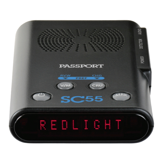 Escort PASSPORT SC55 Owner's Manual