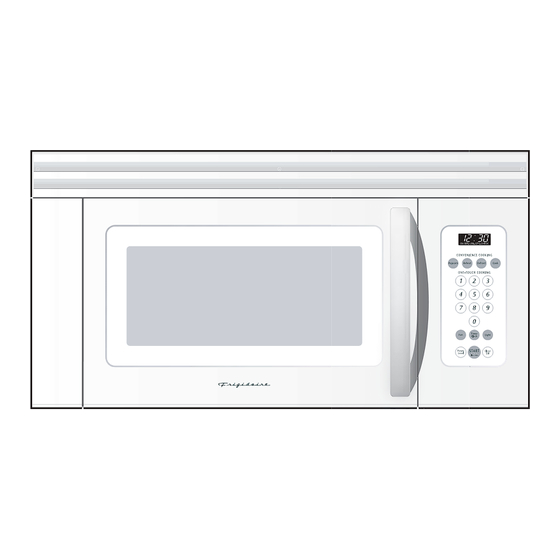 User Manuals: Frigidaire DC Over-The-Range Microwave