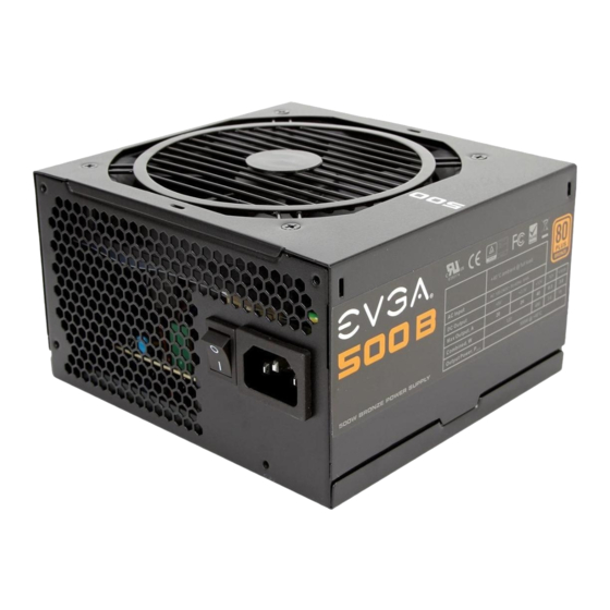 EVGA 500W User Manual