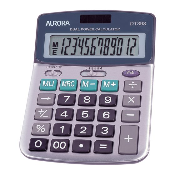Aurora DT398 Specifications