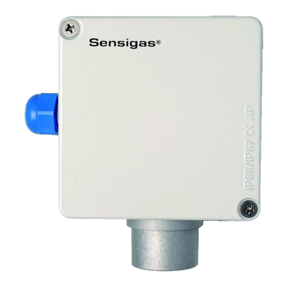 EsiWelma Sensigas URD20SL Quick Start Manual