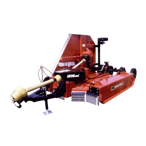 Bush Hog TOUGH 2610L Specifications