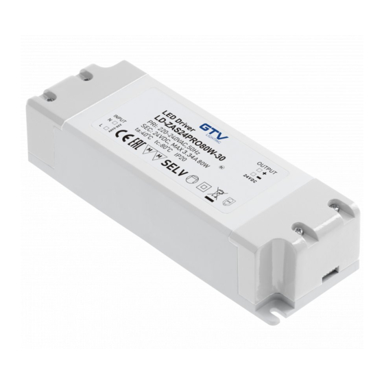 GTV LD-ZAS24PRO80W-30 Manual