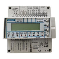 Coster XTE 602 Manual