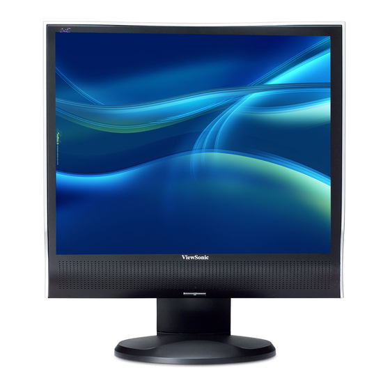 ViewSonic VG730m-3 VS11383 Service Manual