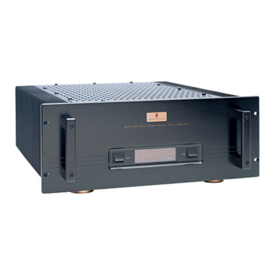 Parasound HCA-3500 Owner's Manual
