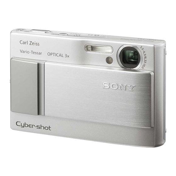Sony DSC-T10 Service Manual