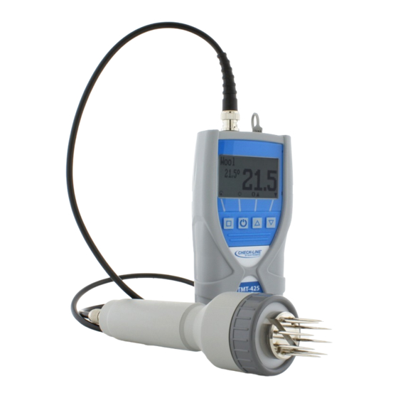 Check-line TMT-425 Calibration Manual