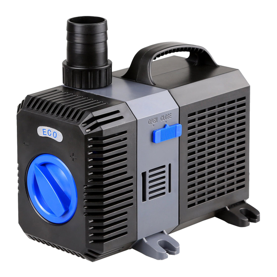 User Manuals: WilTec SUNSUN CTP Series Pond Pump