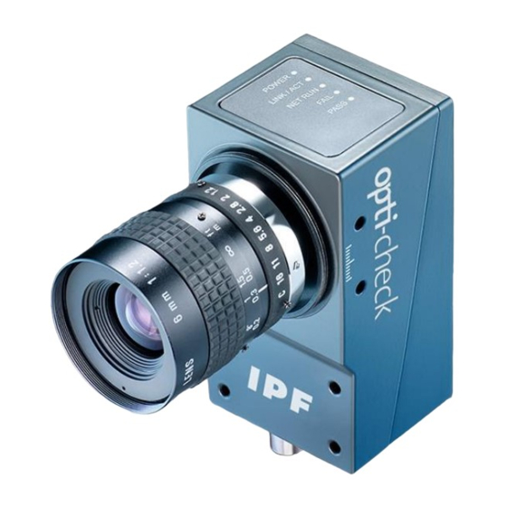 ipf electronic opti-check Technical Documentation Manual