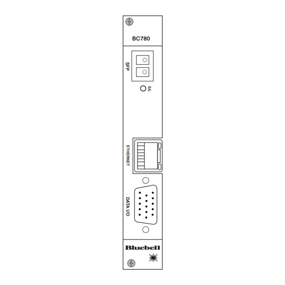 Bluebell BC780 Operation Manual