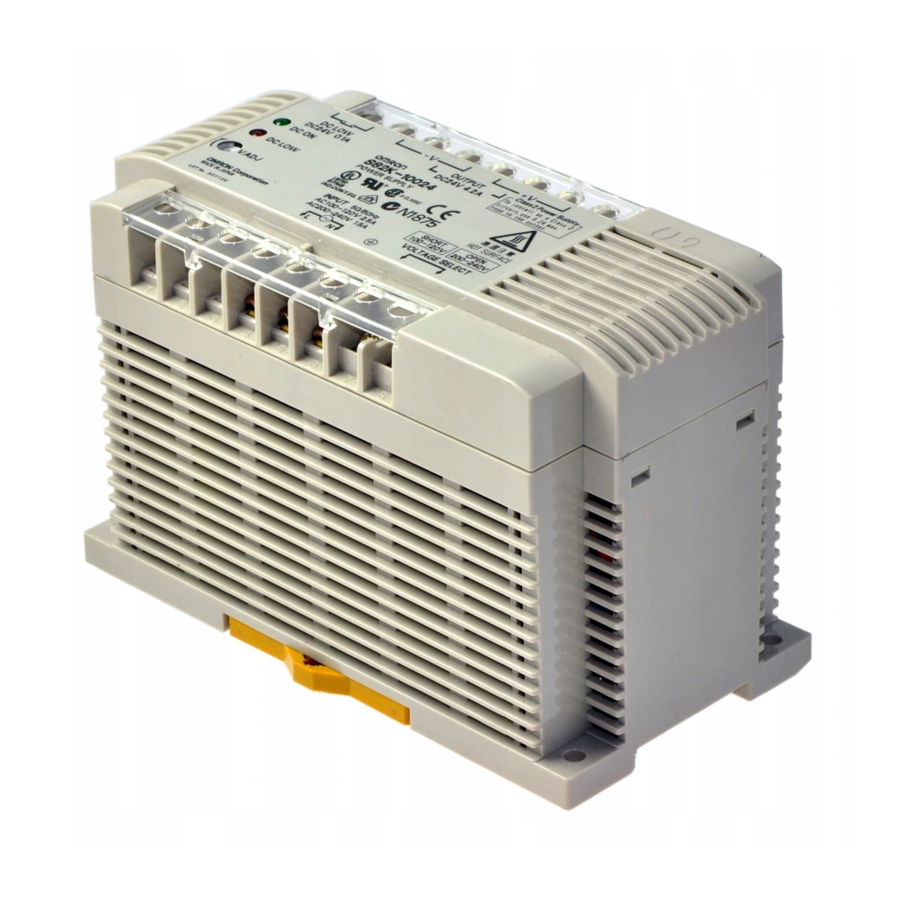 Omron S82K-00305 Manual