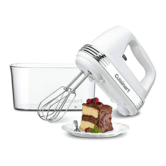Cuisinart HM-90SA Series Instruction Booklet