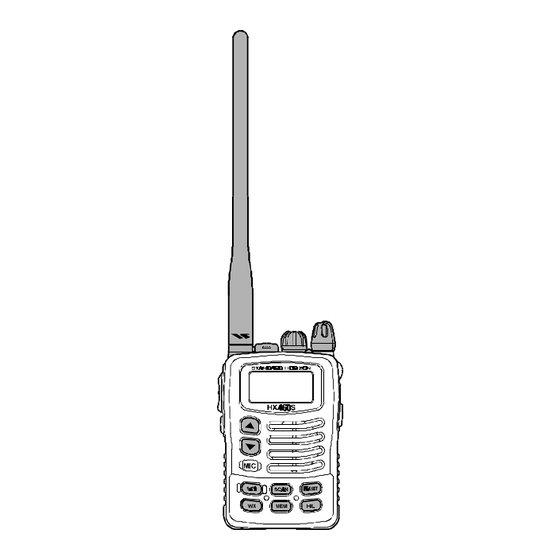 Standard Horizon HX460S Owner's Manual