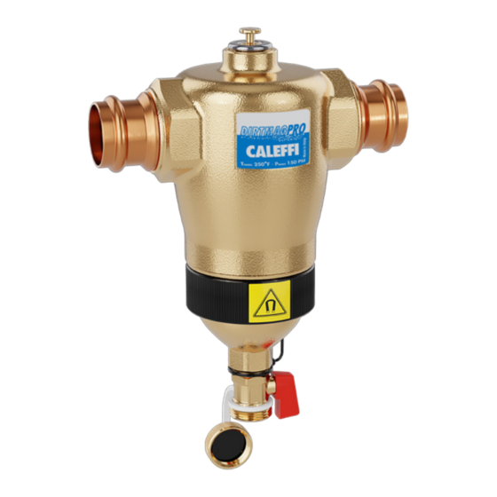 CALEFFI DIRTMAG PRO 5463AM Series Installation, Commissioning And Servicing Instructions