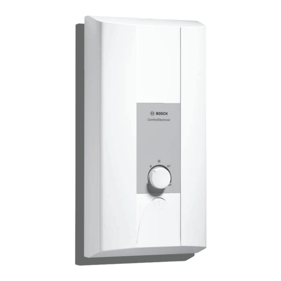 Bosch RDE182141M Installation Instructions Manual