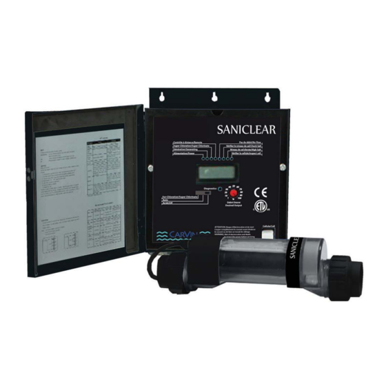 CARVIN SANICLEAR20 Manuals