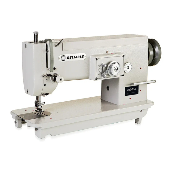 Reliable 2400SZ Manuals